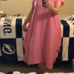 Elegant Pink Dress